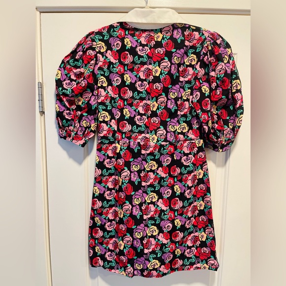 NWT! Glamorous Mini Floral Multi Color Dress, Size 4 - Picture 4 of 8